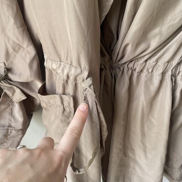 Ashley Outerwear Light Jacket Khaki Womens Size XL The Buckle - Picture 10 of 11